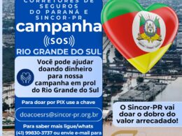 Sincor-PR reforça campanha de solidariedade pelo Rio Grande do Sul / Divulgação
