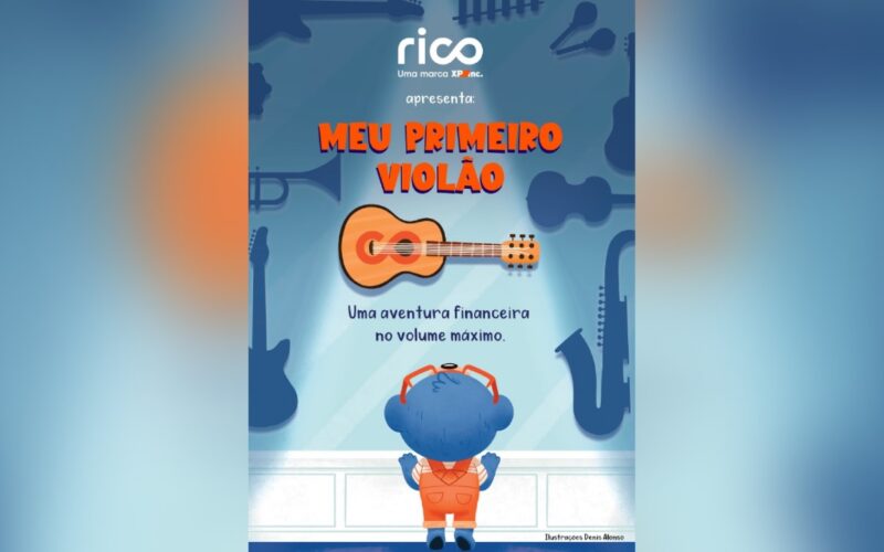 Rico cria livro infantil sobre educação financeira e distribui a todo público do 'Festivalzinho', evento que reúne famílias em torno da música / Divulgação