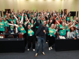 Thiago Concer durante a Convenção Estadual de Vendas 2024 - Unimed Ferj / Foto: Divulgação