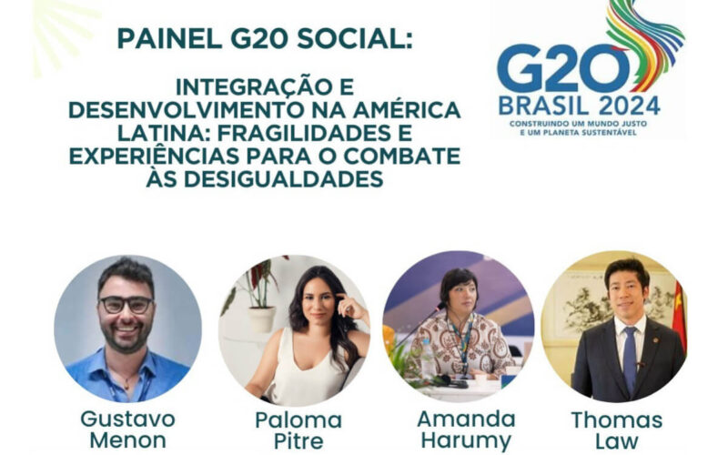 Presidente do Ibrachina participa do Painel no G20 Social / Divulgação