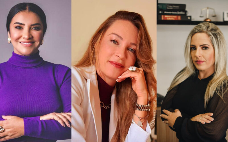 Mírian Queiroz, Edlaine Silva e Gabriela Almeida / Foto: Divulgação