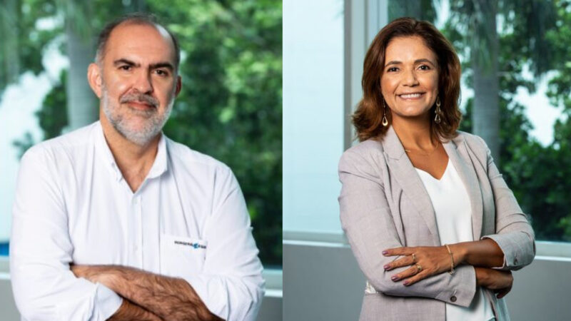 Ronaldo Gama, head da F/Seguros; Patrícia Campos, diretora executiva de gente e gestão da MAG Seguros / Foto: Divulgação