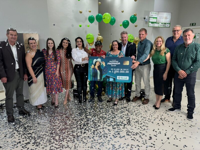 Sicredi encerra campanha Poupança Premiada com sorteio de R$ 1 milhão / Foto: Divulgação