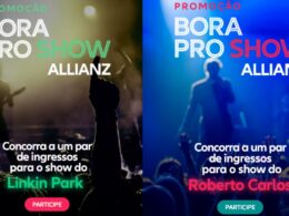 Allianz te leva do rock ao romance: participe das promoções “Bora pro Show” / Divulgação