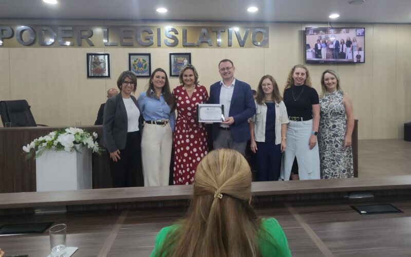 SinsegSC recebe Moção de Louvor em comemoração ao centenário na Câmara Municipal de Blumenau / Foto: Divulgação