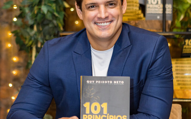 Guy Peixoto Neto, empreendedor e autor, lança o livro 101 Princípios Essenciais do Empreendedorismo / Foto: Divulgação