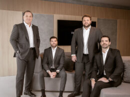 Rogério, Bruno, Felipe e Vicente, Sócios da REP Seguros / Foto: Divulgação