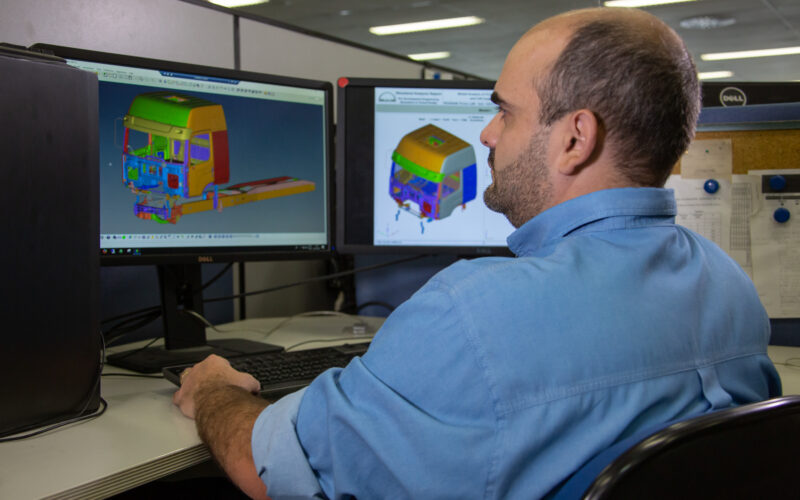 Simulações virtuais transformam o desenvolvimento de veículos na VW Caminhões e Ônibus / Foto: Divulgação