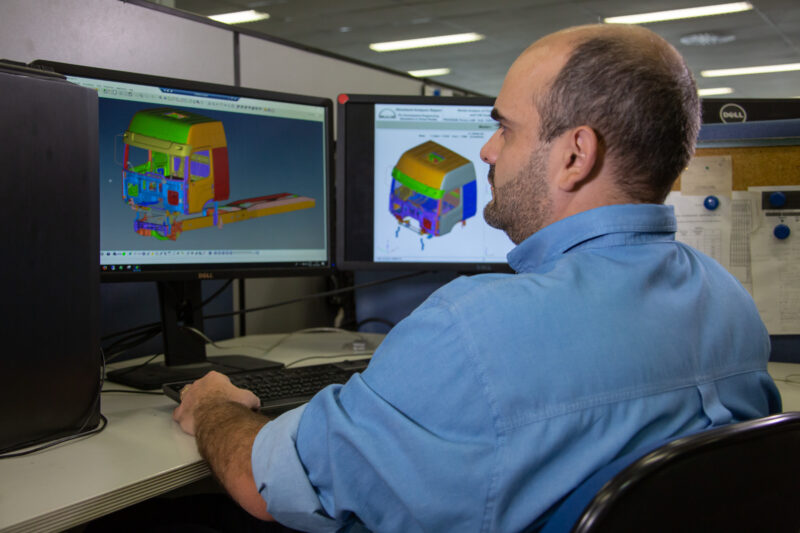Simulações virtuais transformam o desenvolvimento de veículos na VW Caminhões e Ônibus / Foto: Divulgação