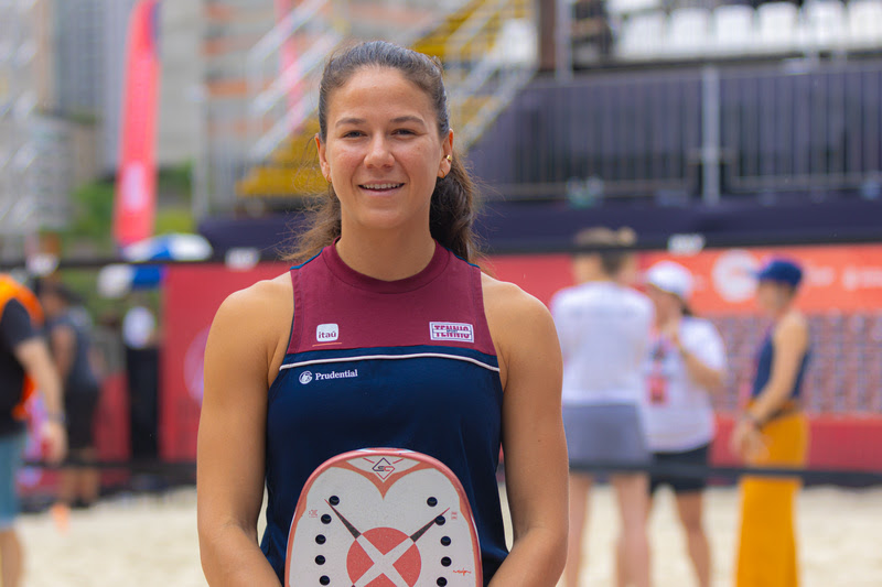 Prudential do Brasil patrocina Sophia Chow, uma das melhores atletas no ranking mundial de Beach Tennis / Foto: Divulgação