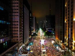 33 celulares furtados no Réveillon da Paulista; Queda de 53% em relação ao ano anterior / Foto: Edson Lopes Jr./Prefeitura de São Paulo