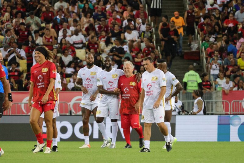 Com o patrocínio do Grupo Bradesco Seguros, 20ª edição do Jogo das Estrelas movimenta o Maracanã / Foto: Divulgação