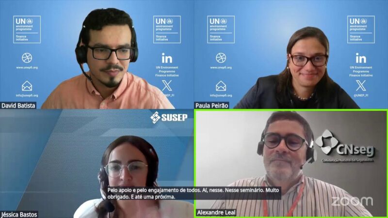 Susep participa de evento da CNseg sobre taxonomia sustentável / Reprodução