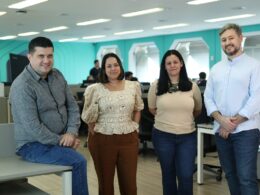 Denis Deli Alves, Dora Shielke, Elizabeth Pereira e Robson Marques / Foto: Renan Oliveira / Divulgação