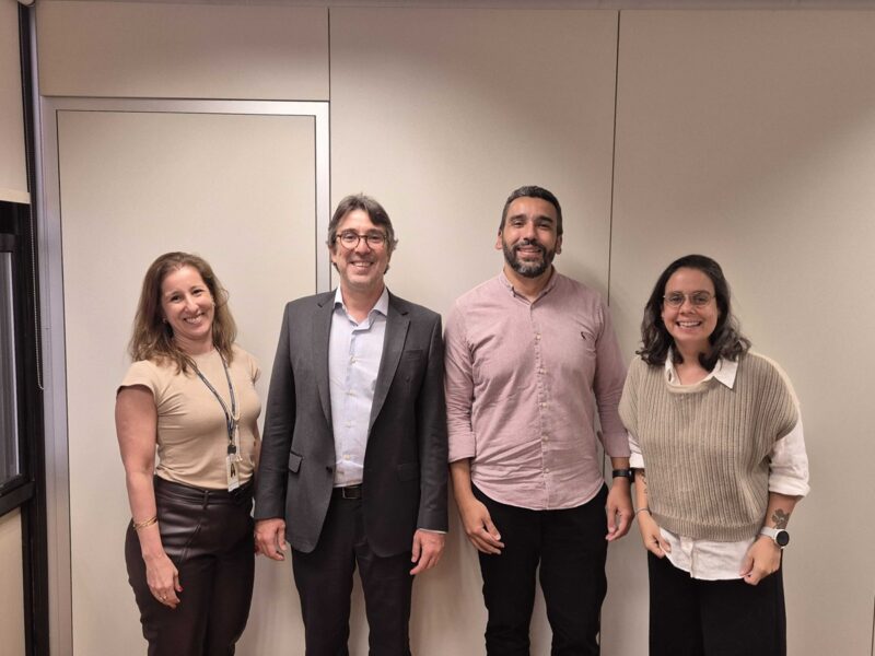 Márcia Machado, coordenadora de Assessoria Técnica do Superintendente;Alessandro Octaviani, Superintendente da Susep; Alan Leal, Diretor da Justos; Julia Lins Diretora da Susep / Foto: Divulgação