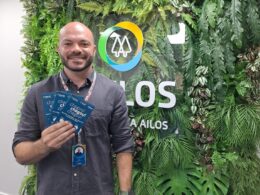 Cristiano Pacheco, da área de Produtos e Negócios da Únilos, destaca as praticidades da Tag Únilos / Foto: Divulgação