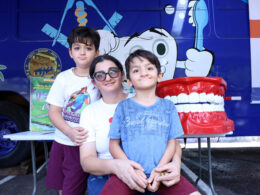 Na família de Francisca das Chagas a fissura palatina é recorrente. Ela e os filhos Davi e Arthur nasceram com a condição e aprovaram a medida / Foto: Sandro Araújo / Agência Saúde DF / Divulgação