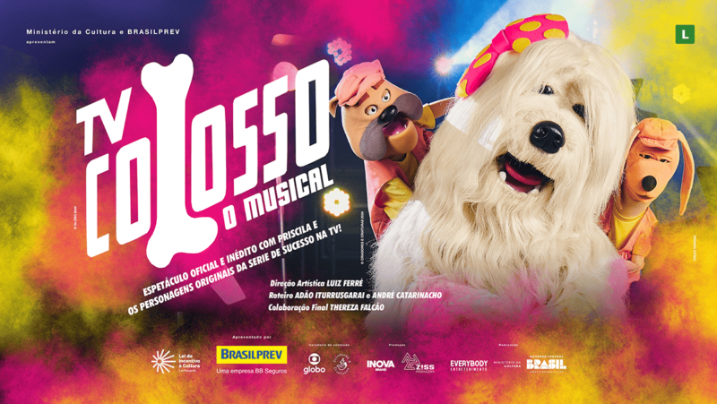 “TV Colosso, O Musical” estreia no Rio de Janeiro, no Teatro Multiplan / Divulgação