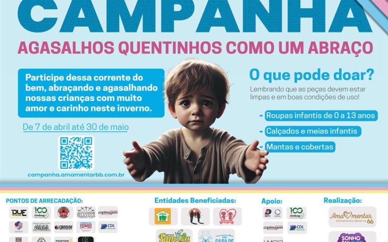 Campanha do agasalho: uma iniciativa apoiada pelo SindsegSC para aquecer crianças / Divulgação