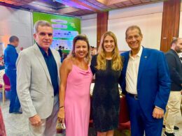 Erico Melo, Rosane Motta, Armando Vergílio e esposa / Foto: Divulgação
