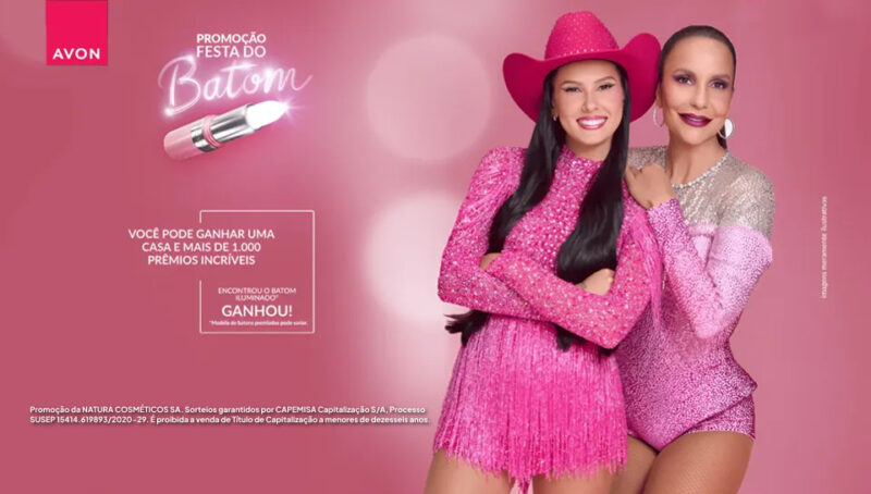 CAPEMISA Capitalização atua na campanha Festa do Batom da Avon / Reprodução