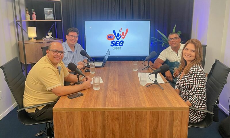 Live de lançamento do Projeto "Me Seg", promovido pelo CSP Bahia / Foto: Divulgação
