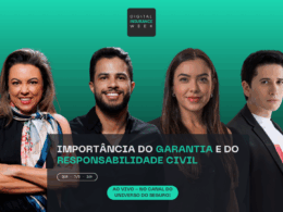 Rosane Mota, CEO da RM7 Seguros; Bruno Leal, CCO da Luma Corretora de Seguros; Glaucia Santos, Superintendente Comercial para as regiões MG, Centro-Oeste, Norte e Nordeste da Junto Seguros; Guilherme Silveira, CEO da Genebra Seguros / Divulgação