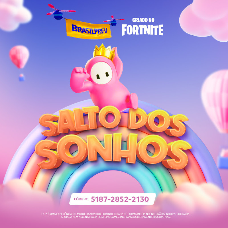 Brasilprev lança mapa exclusivo no jogo Fortnite e leva educação financeira às novas gerações / Divulgação