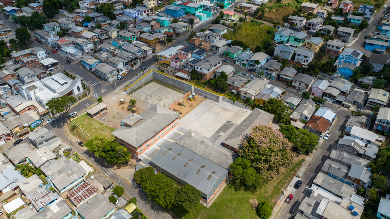 Seguradora revitaliza espaços esportivos em escolas públicas de Bento Gonçalves e São Paulo / Foto: Divulgação