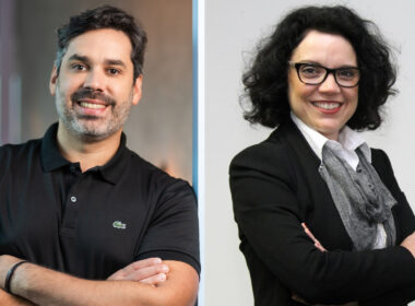 Bruno Porte, vice-presidente de Tecnologia, Operações e Transformação da AXA no Brasil; Mônica Lupatin, Diretora de Negócios do ICOM / Foto: Divulgação