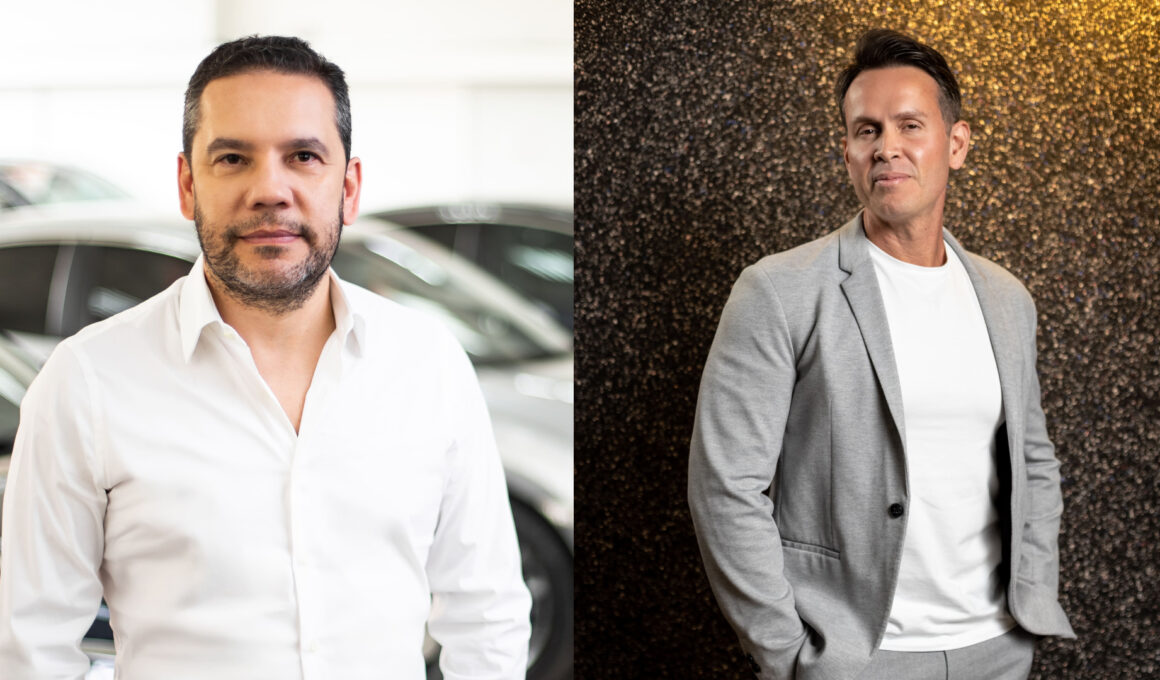 Thiago Rocha, Diretor da Évora; e o influenciador Felipe Fera / Foto: Divulgação