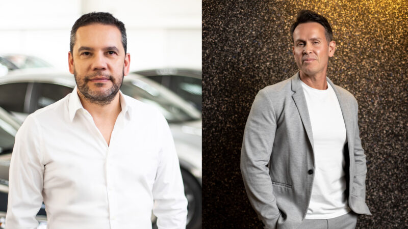Thiago Rocha, Diretor da Évora; e o influenciador Felipe Fera / Foto: Divulgação