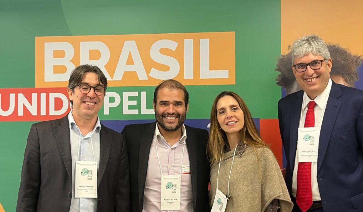 Lucas Vergilio e Paola Casado com dirigentes da Susep / Foto: ENS / Divulgação