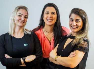 Da esquerda para direita: Cristiana Carolina Cristofolini; Larissa de Queiroz Marques; e Pauliny de Souza / Foto: Divulgação