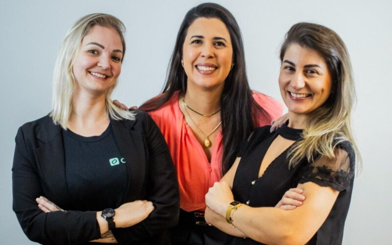 Da esquerda para direita: Cristiana Carolina Cristofolini; Larissa de Queiroz Marques; e Pauliny de Souza / Foto: Divulgação
