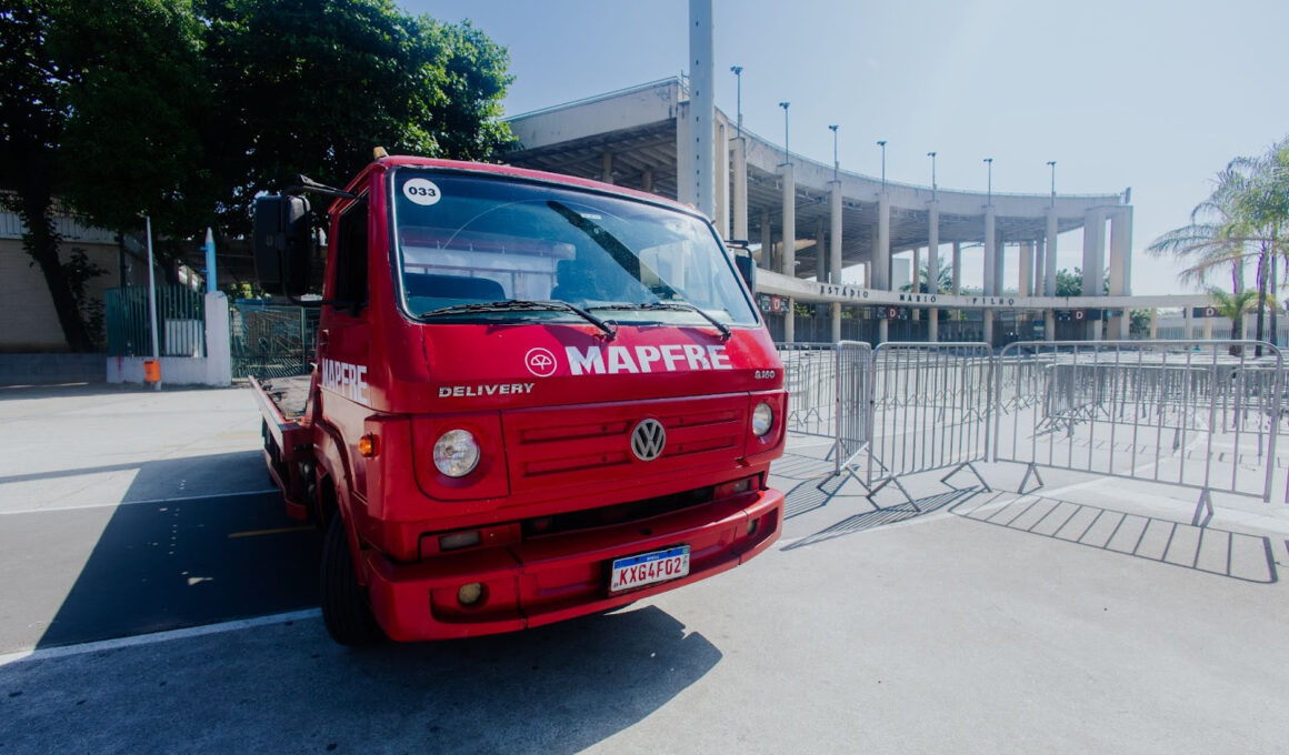 Guincho da MAPFRE prestará suporte ao redor do Estádio do Maracanã e em mais seis arenas / Foto: Divulgação