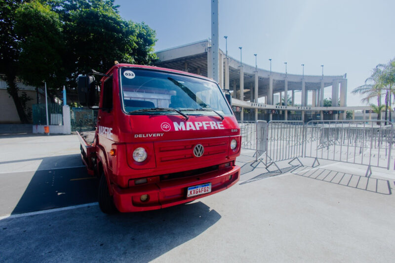 Guincho da MAPFRE prestará suporte ao redor do Estádio do Maracanã e em mais seis arenas / Foto: Divulgação