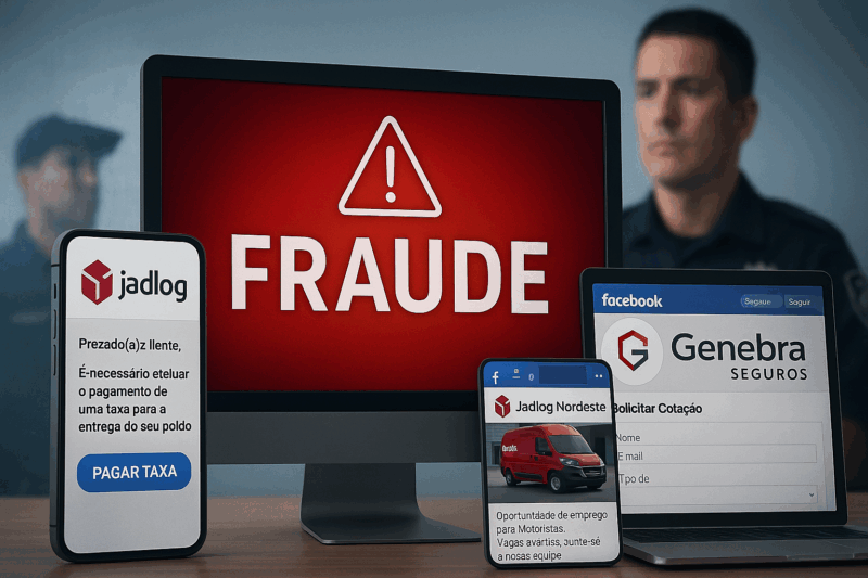 Denúncia: Golpes virtuais prejudicam trabalhadores, transportadoras e corretoras de seguros / Imagem ilustrativa gerada por Inteligência Artificial