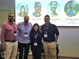 Leonardo Pavanello, Everson Remedi, Patricia Hatae e Fernando Amorin fizeram parte do painel “Cibersegurança Estratégica”