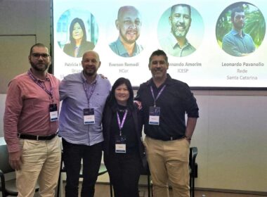 Leonardo Pavanello, Everson Remedi, Patricia Hatae e Fernando Amorin fizeram parte do painel “Cibersegurança Estratégica”