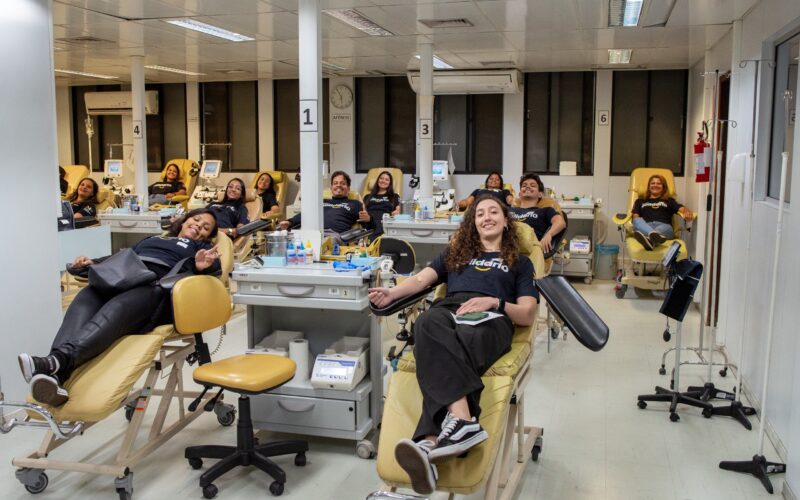 Ação solidária do IMFG no Hemominas Divulgação