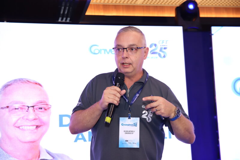 O superintendente da GFT Consórcio, Dilson Antonelli, conduz apresentação destacando os diferenciais e as soluções oferecidas pelo consórcio. O superintendente da GFT Consórcio, Dilson Antonelli, conduz apresentação destacando os diferenciais e as soluções oferecidas pelo consórcio. Divulgação/GFT