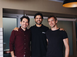 Jorge Soto Moreno, Dhaval Chadha e Antonio Molins - fundadores da Justos