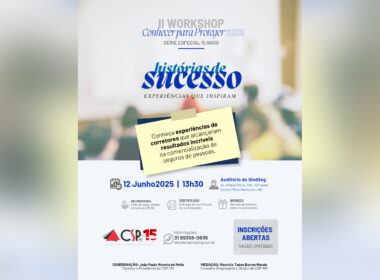 CSP-MG promove 2ª edição do workshop “Conhecer para Proteger” com foco em histórias inspiradoras / Divulgação