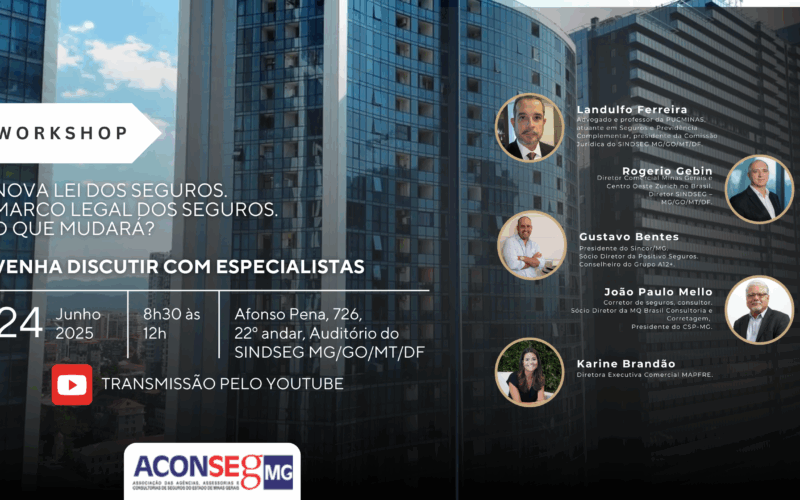 Aconseg-MG promove workshop sobre impactos do Novo Marco Legal dos Seguros / Divulgação