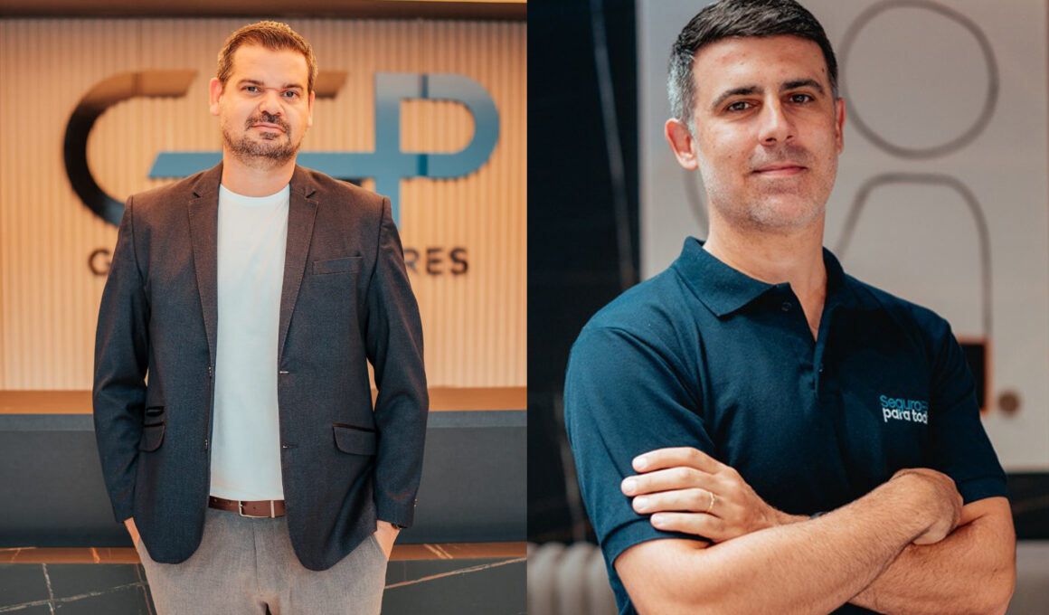 Pedro Pires, sócio-fundador da Split Risk e Rudh Menezello, diretor da Split Risk
