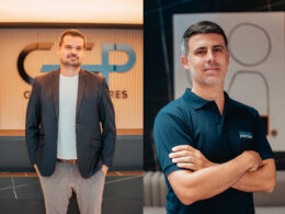 Pedro Pires, sócio-fundador da Split Risk e Rudh Menezello, diretor da Split Risk