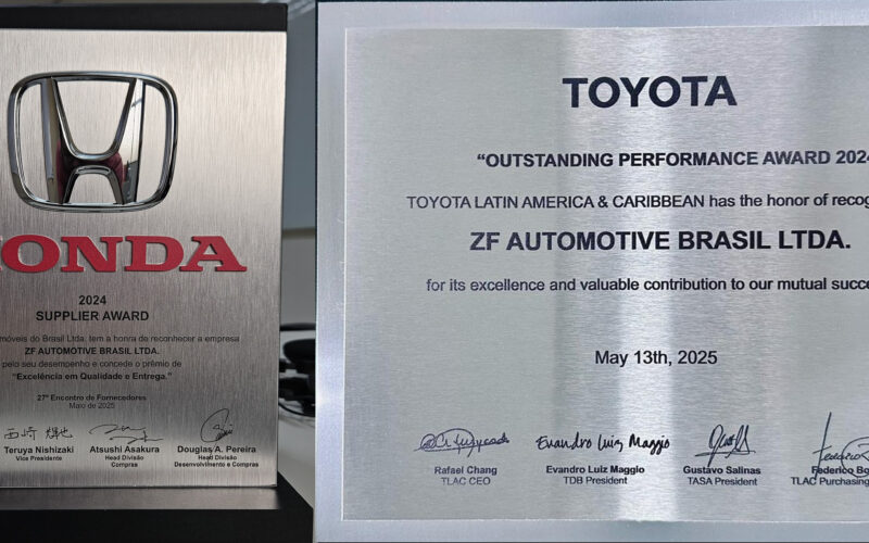 ZF é reconhecida pela Honda/ ZF é reconhecida pela Toyota