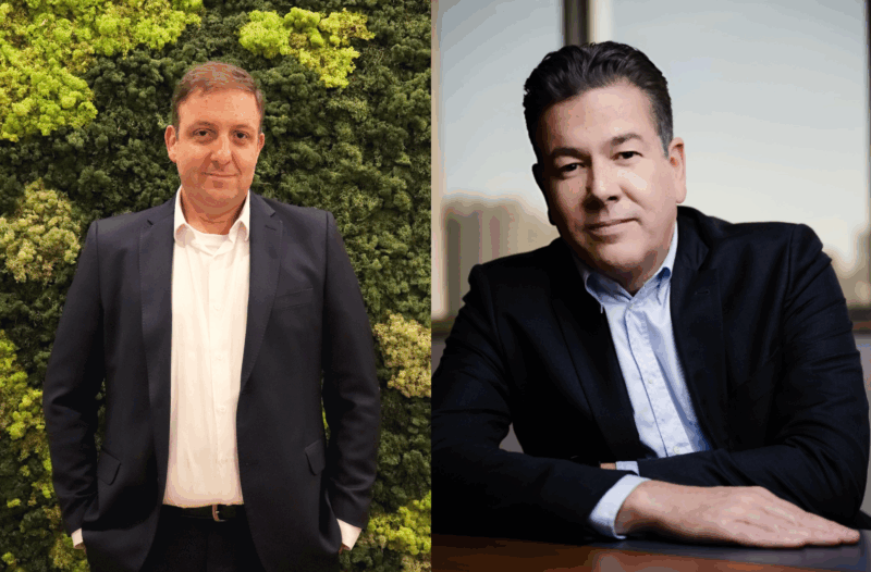 Fábio Damasceno, diretor técnico de seguros agrícola da MAPFRE; e Hugo Assis, direotr geral de estratégia e transformação da MAPFRE