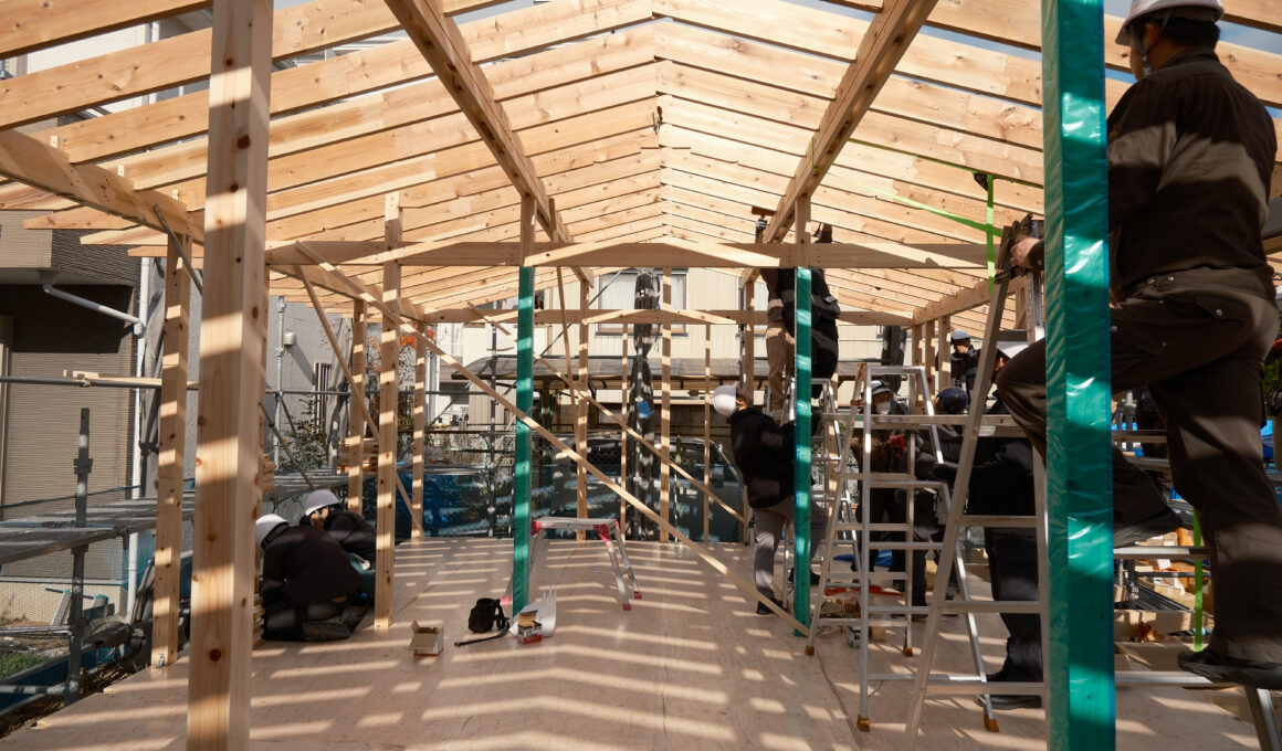 Construção pré-fabricada japonesa Créditos: Hayato Kurobe